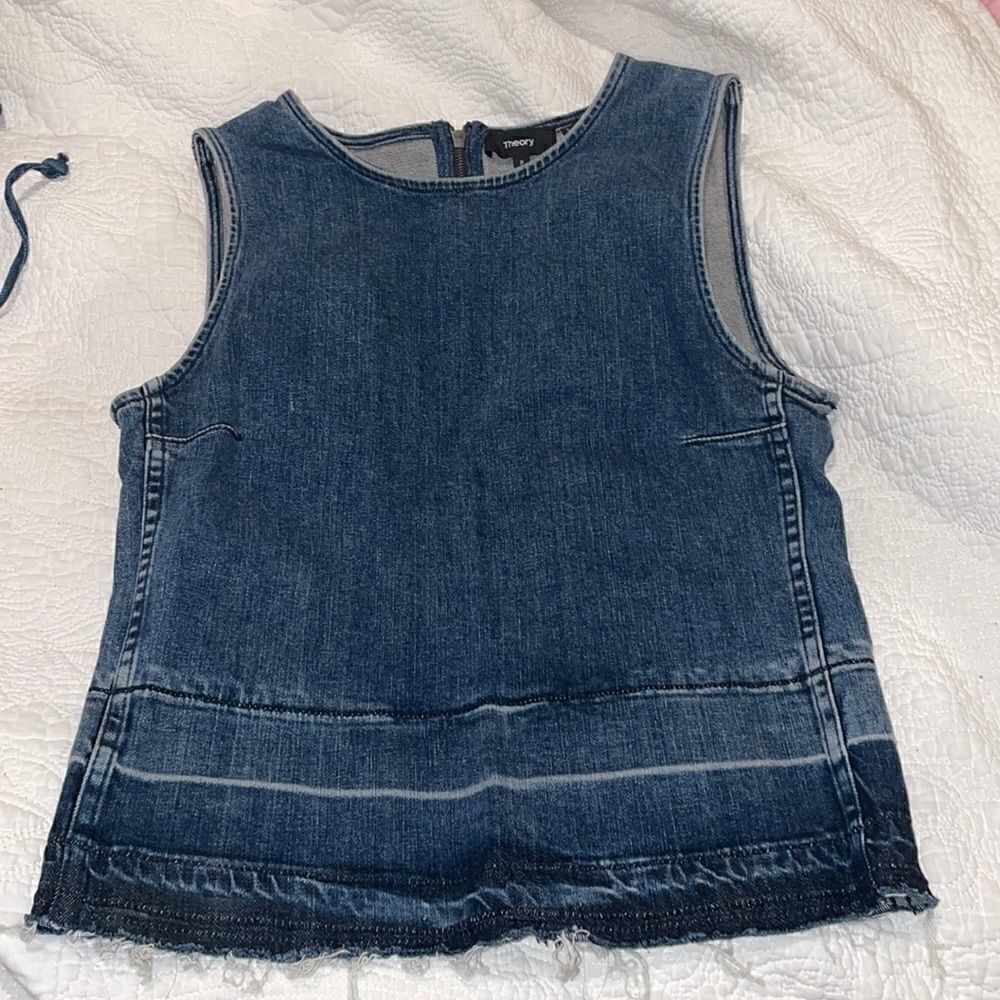 THEORY size P Jean Tank Shirt